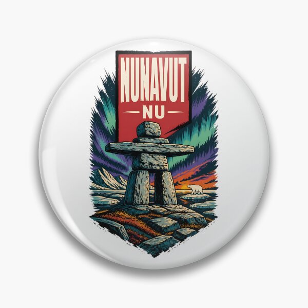 Item preview, Nunavut Canada Vintage Travel Tourism Souvenir designed and sold by TravelersGems.