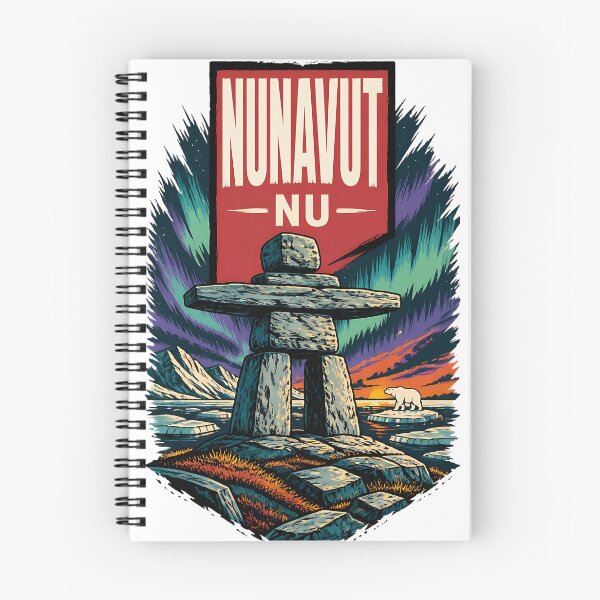 Item preview, Nunavut Canada Vintage Travel Tourism Souvenir designed and sold by TravelersGems.