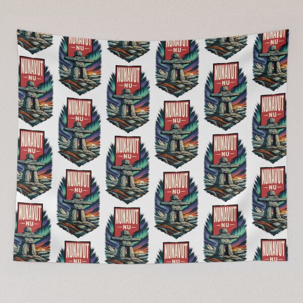 Item preview, Nunavut Canada Vintage Travel Tourism Souvenir designed and sold by TravelersGems.