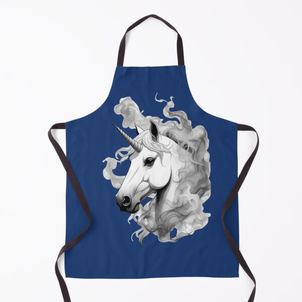 Item preview, Mystic Smoke Unicorn - Ethereal Dark Fantasy Art designed and sold by digitalbob60.
