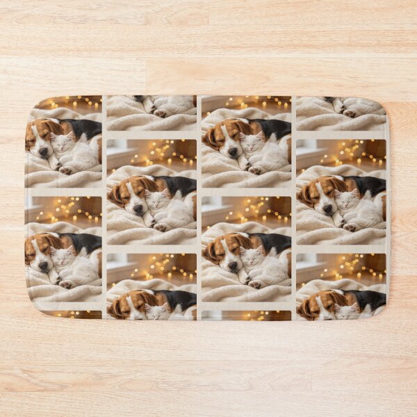 Item preview, Sleeping Puppy and Kitten Cozy Best Friends designed and sold by BagFactoryUK.