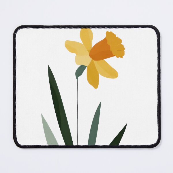 Item preview, March Birth Flower, Daffodil Minimal Wall Art designed and sold by MarkedArtPrints.