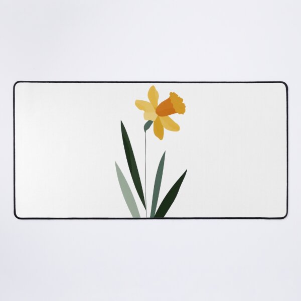 Item preview, March Birth Flower, Daffodil Minimal Wall Art designed and sold by MarkedArtPrints.