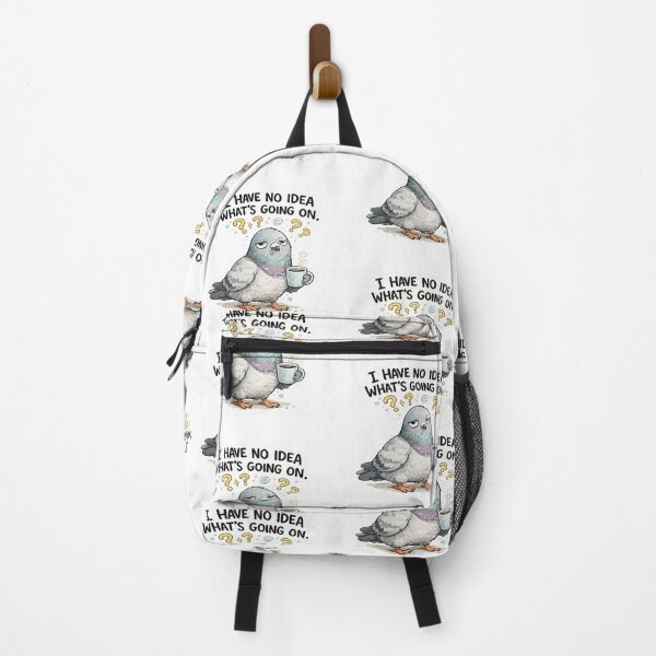 Item preview, Funny Pigeon Sticker | I Have No Idea What’s Going On Meme designed and sold by Doodle ⭐⭐⭐⭐⭐.