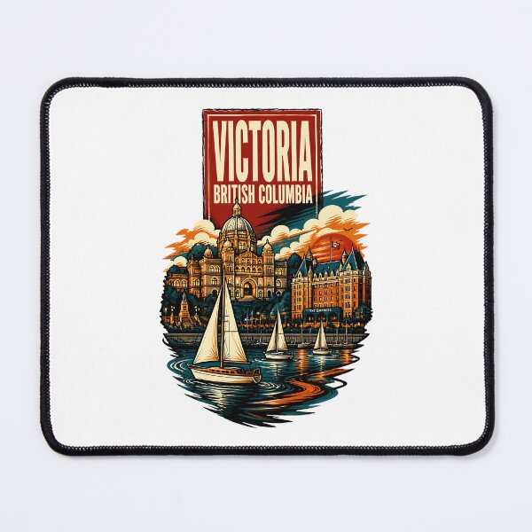 Item preview, Victoria British Columbia Canada Vintage Travel Tourism Souvenir designed and sold by TravelersGems.
