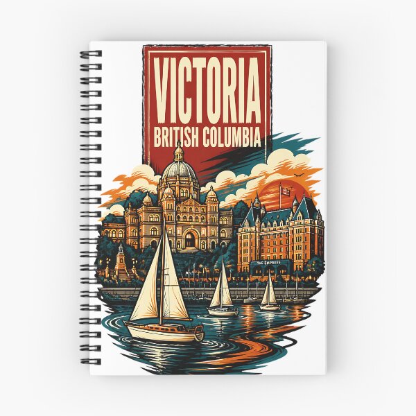 Item preview, Victoria British Columbia Canada Vintage Travel Tourism Souvenir designed and sold by TravelersGems.