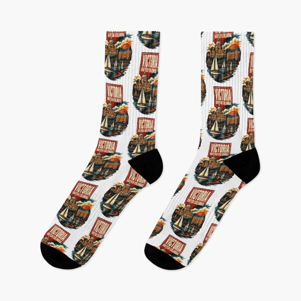 Item preview, Victoria British Columbia Canada Vintage Travel Tourism Souvenir designed and sold by TravelersGems.