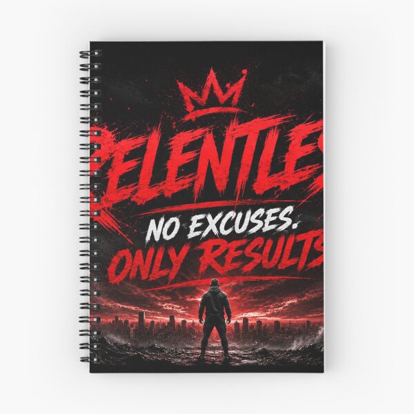 Item preview, Relentless No Excuses Only Results designed and sold by Mindset Design .