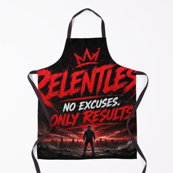 Item preview, Relentless No Excuses Only Results designed and sold by Mindset Design .
