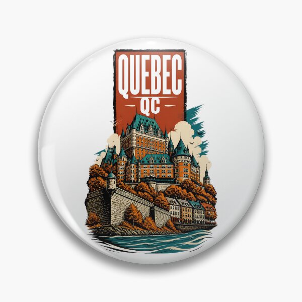 Item preview, Quebec City, Quebec Canada Vintage Travel Tourism Souvenir designed and sold by TravelersGems.