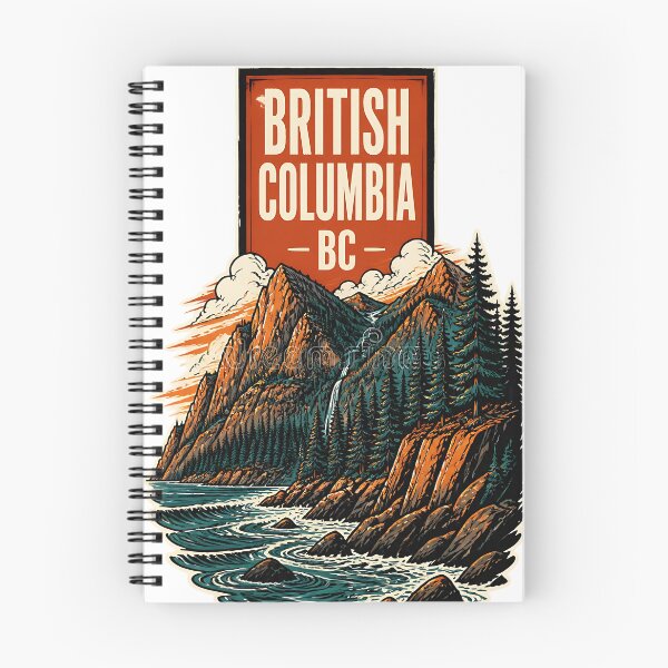Item preview, British Columbia Canada Vintage Travel Tourism Souvenir designed and sold by TravelersGems.
