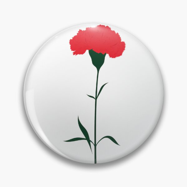 Item preview, January Birth Flower, Carnation Minimal Wall Art designed and sold by MarkedArtPrints.