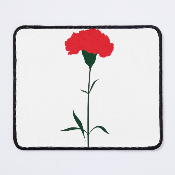 Item preview, January Birth Flower, Carnation Minimal Wall Art designed and sold by MarkedArtPrints.