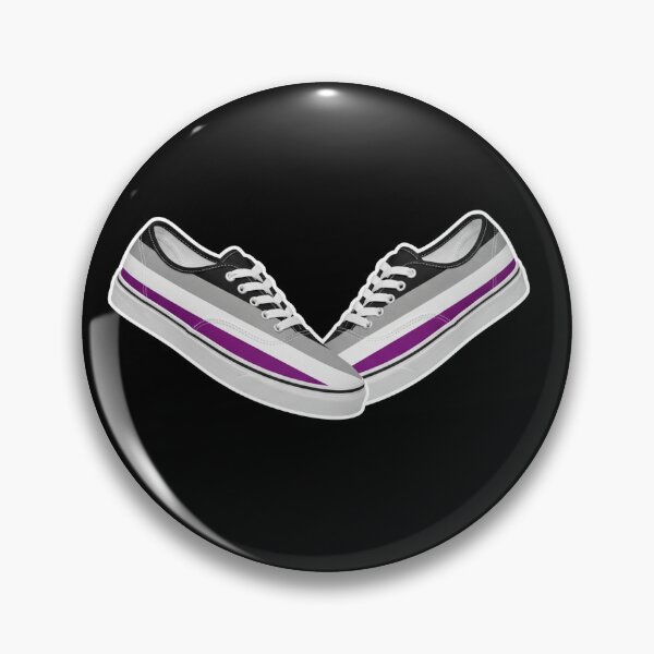 Item preview, Asexual Pride Flag Sneakers designed and sold by Owcomm.