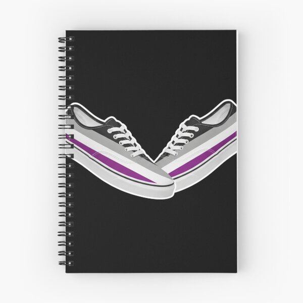 Item preview, Asexual Pride Flag Sneakers designed and sold by Owcomm.