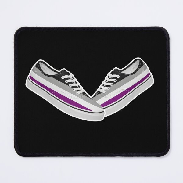 Item preview, Asexual Pride Flag Sneakers designed and sold by Owcomm.