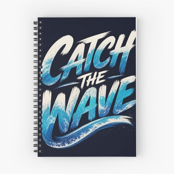 Item preview, Catch The Wave – Modern Surf Typography Design designed and sold by Jandedan.