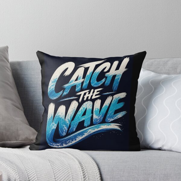 Item preview, Catch The Wave – Modern Surf Typography Design designed and sold by Jandedan.