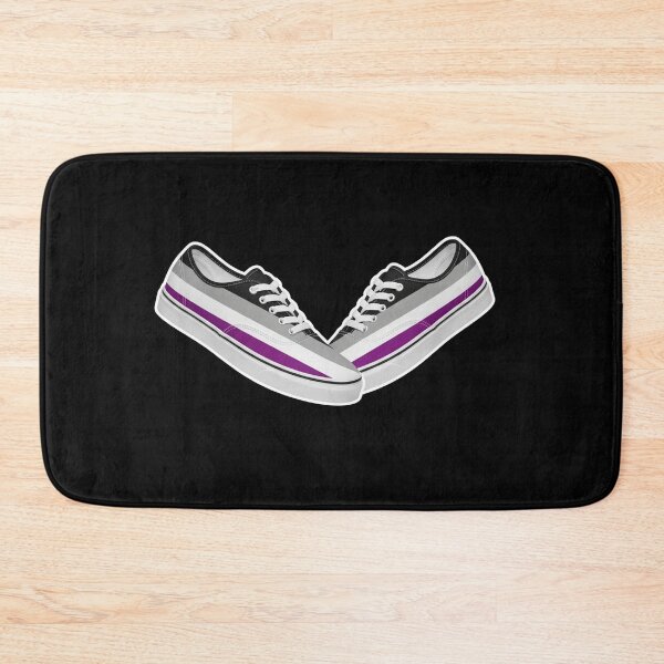 Item preview, Asexual Pride Flag Sneakers designed and sold by Owcomm.