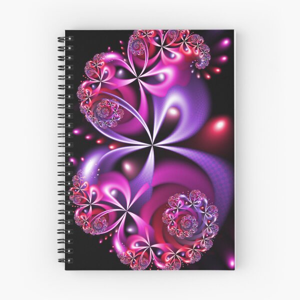 Item preview, Velvet Infinity - Magenta & Violet Butterfly Fractal Art designed and sold by pinkal.
