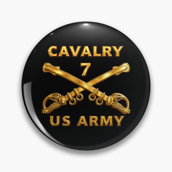 Item preview, Army - 7th Cavalry Branch - US Army Cavalry - 3d enhanced designed and sold by Military Insignia Products.