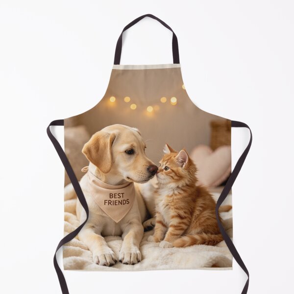 Item preview, Labrador Puppy and Kitten Best Friends designed and sold by BagFactoryUK.