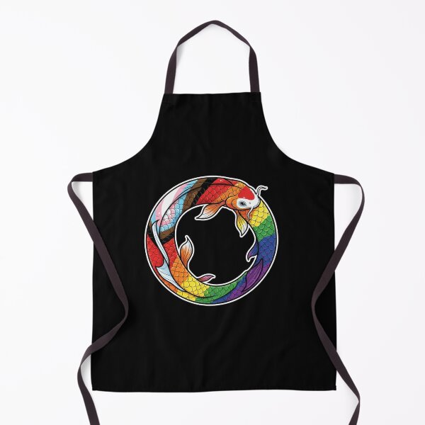 Item preview, Rainbow Koi Fish Pride Circle Illustration designed and sold by Owcomm.