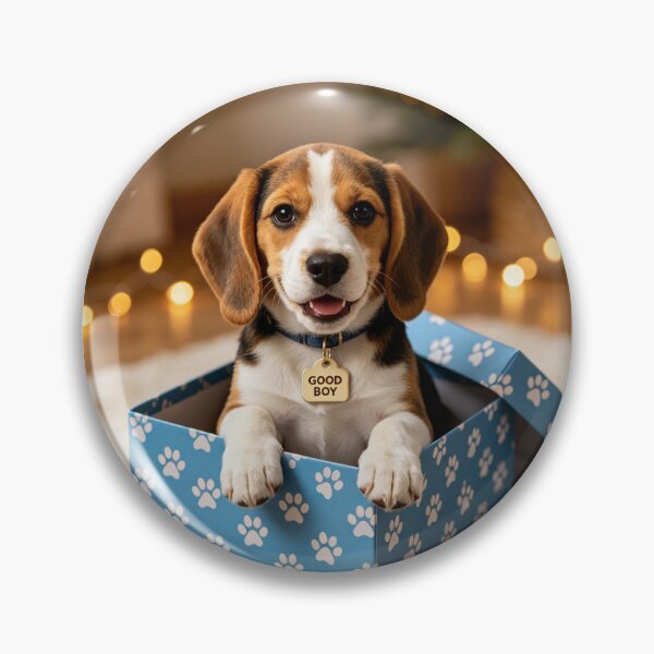 Item preview, Cute Beagle Puppy Good Boy Gift Box designed and sold by BagFactoryUK.