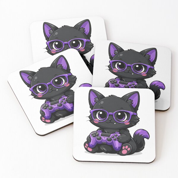 Item preview, Gamer Kitty designed and sold by Momma'SanityDesign.