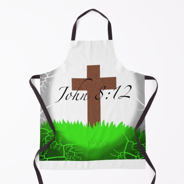 Item preview, John 8:12 Christian Cross designed and sold by TimCreations.