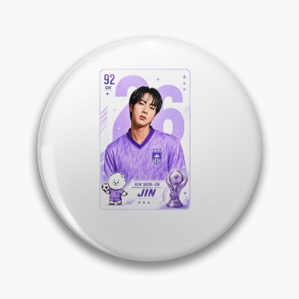 Item preview, Jin Soccer Card Shirt, Kim Seokjin Purple Kpop Sport Tee, BTS Fan Art Unisex Shirt, Gift For Army, Comfort Colors Shirt designed and sold by BerryHand.
