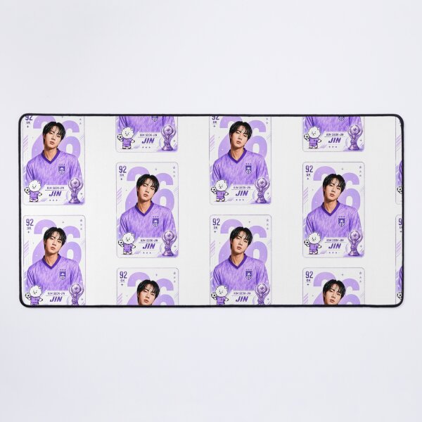 Item preview, Jin Soccer Card Shirt, Kim Seokjin Purple Kpop Sport Tee, BTS Fan Art Unisex Shirt, Gift For Army, Comfort Colors Shirt designed and sold by BerryHand.