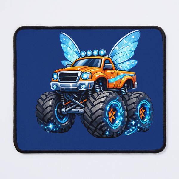 Item preview, Fairy Wing Monster Truck / Magical Orange Off-Road Truck designed and sold by digitalbob60.
