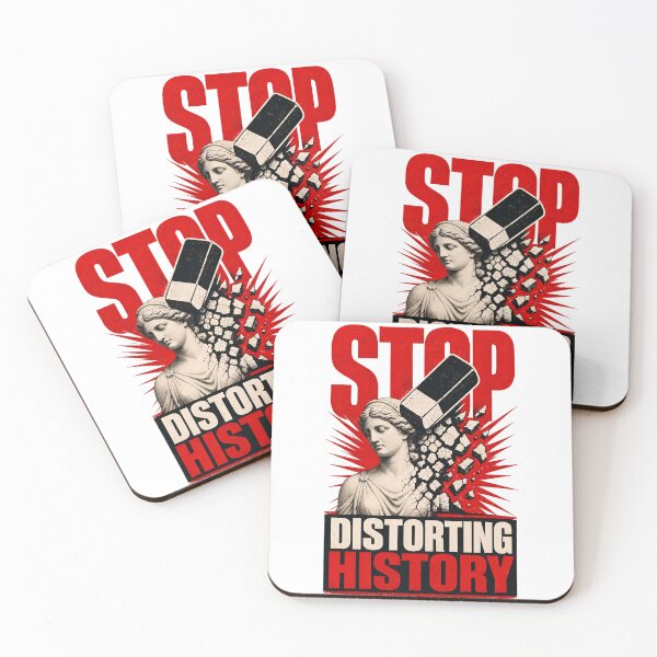 Item preview, Stop Distorting History Helen of Troy Classical Statue Protest designed and sold by Lolik Designs.