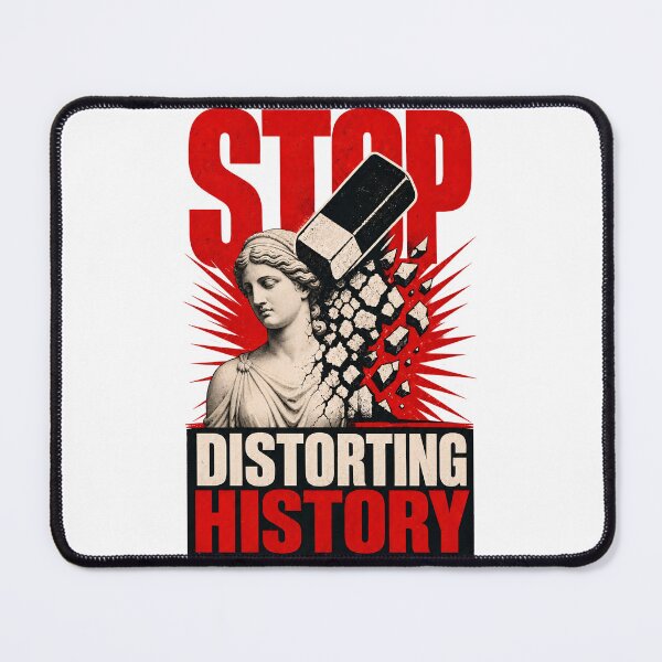 Item preview, Stop Distorting History Helen of Troy Classical Statue Protest designed and sold by Lolik Designs.