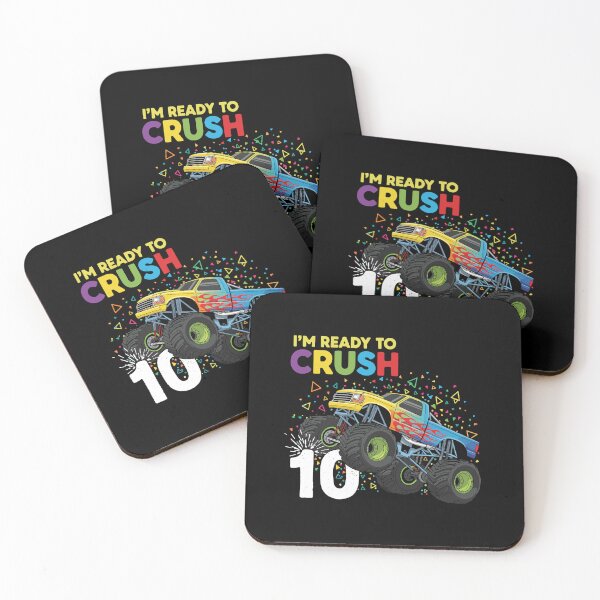Item preview, I'm Ready To Crush 10 Monster Truck Tenth Birthday Boy designed and sold by PopStars1993.