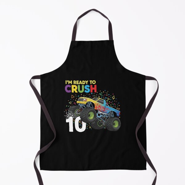 Item preview, I'm Ready To Crush 10 Monster Truck Tenth Birthday Boy designed and sold by PopStars1993.