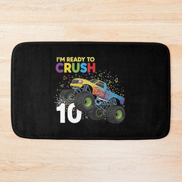 Item preview, I'm Ready To Crush 10 Monster Truck Tenth Birthday Boy designed and sold by PopStars1993.