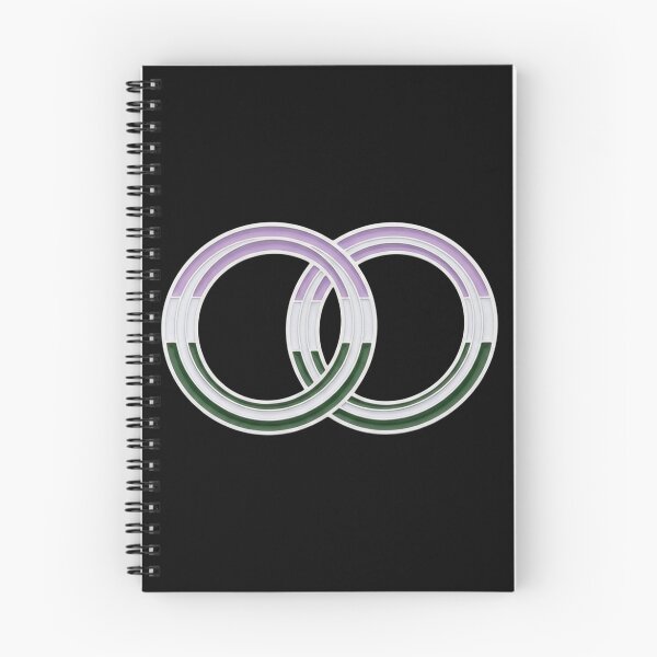 Item preview, Genderqueer Pride Interlocking Circles Symbol designed and sold by Owcomm.