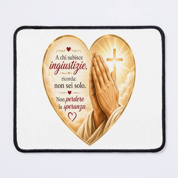 Item preview, Prayer for Those Who Suffer Injustice – Praying Hands Heart Design designed and sold by RipantinaFantasy .