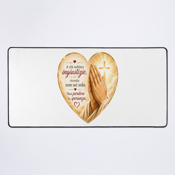 Item preview, Prayer for Those Who Suffer Injustice – Praying Hands Heart Design designed and sold by RipantinaFantasy .