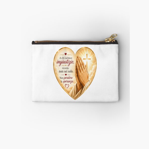 Item preview,  Prayer for Those Who Suffer Injustice – Praying Hands Heart Design    designed and sold by RipantinaFantasy .