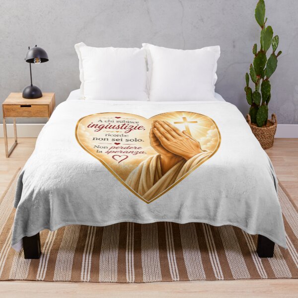 Item preview, Prayer for Those Who Suffer Injustice – Praying Hands Heart Design designed and sold by RipantinaFantasy .