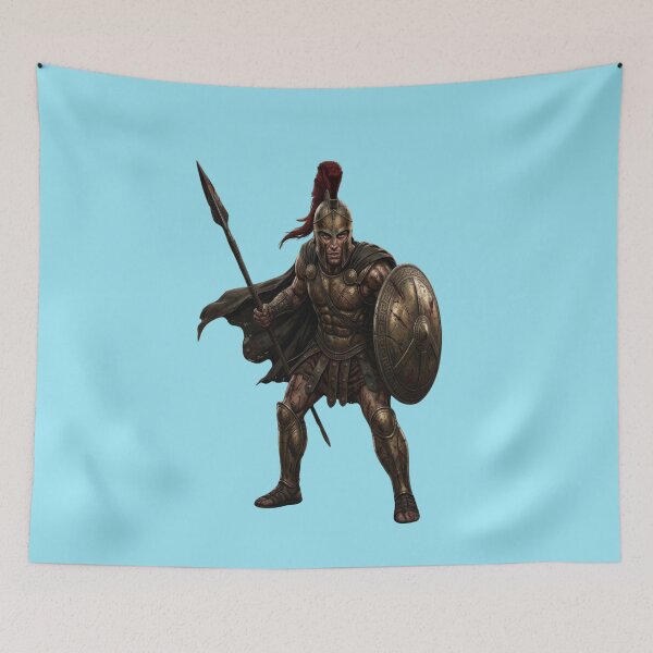 Item preview, Epic Spartan Warrior Barbarian in Full Armor PNG designed and sold by Utopian-Magic.