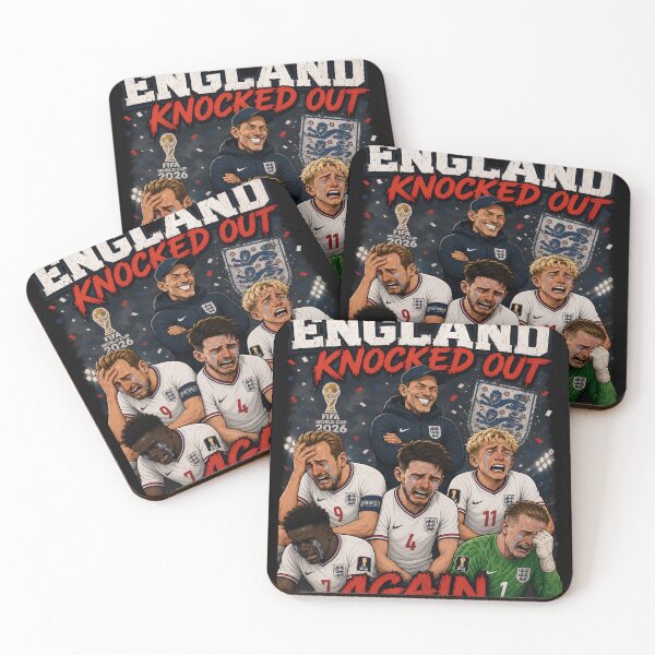 Item preview, England Knocked Out Again designed and sold by TMTD Productions.