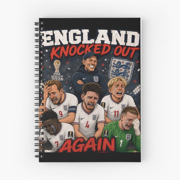 Item preview, England Knocked Out Again designed and sold by TMTD Productions.