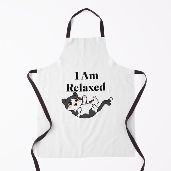 Item preview, I Am Relaxed Cute Cat Meme designed and sold by PrintforDesign.