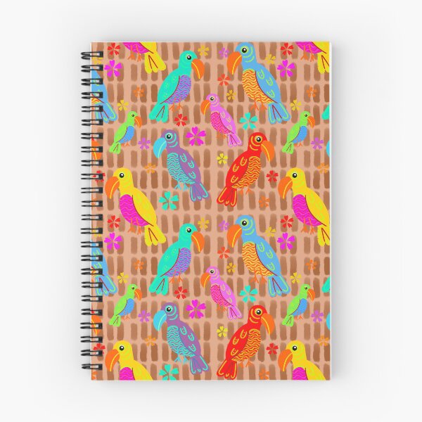 Item preview, Tiki Birds Colorful Tropical Parrot Bird Pattern designed and sold by CI Creative Design LLC.