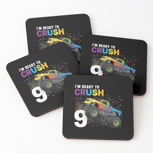 Item preview, I'm Ready To Crush 9 Monster Truck Ninth Birthday Boy designed and sold by PopStars1993.