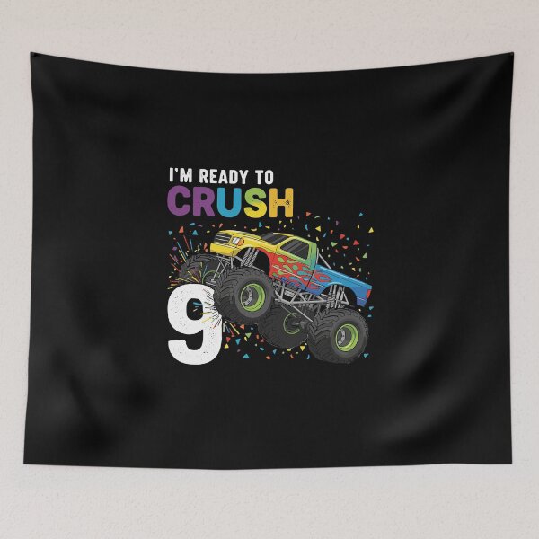 Item preview, I'm Ready To Crush 9 Monster Truck Ninth Birthday Boy designed and sold by PopStars1993.